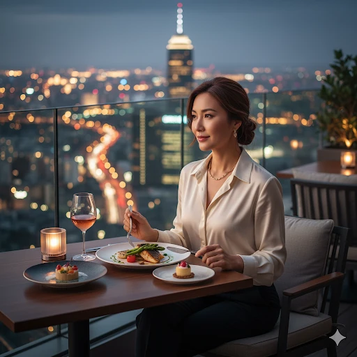 Luxury dining experience